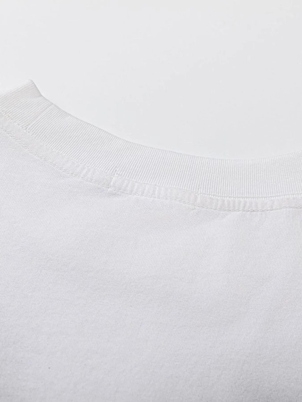 Men's Letter Round Neck Short Sleeve T-Shirt