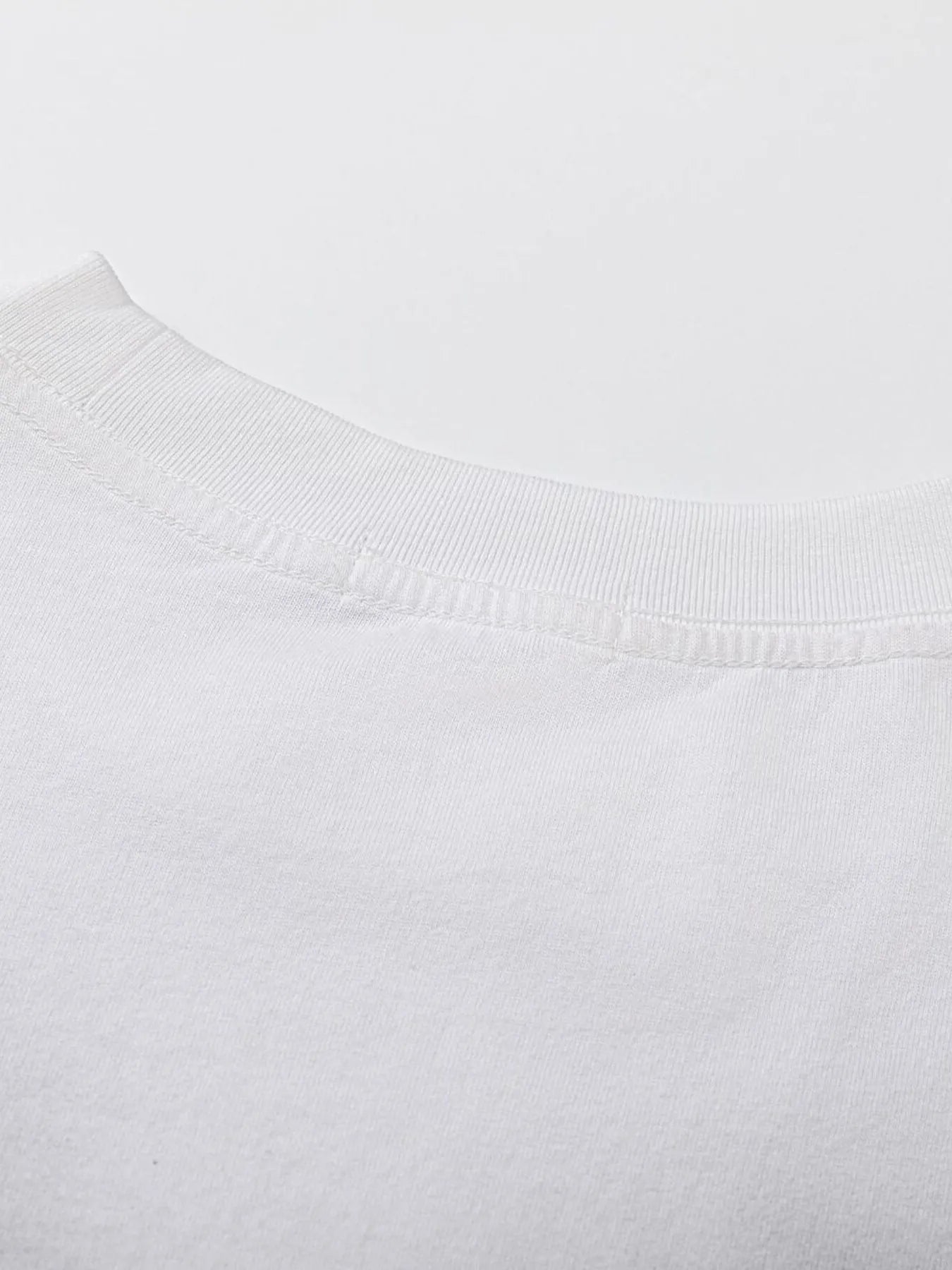 Men's Letter Round Neck Short Sleeve T-Shirt