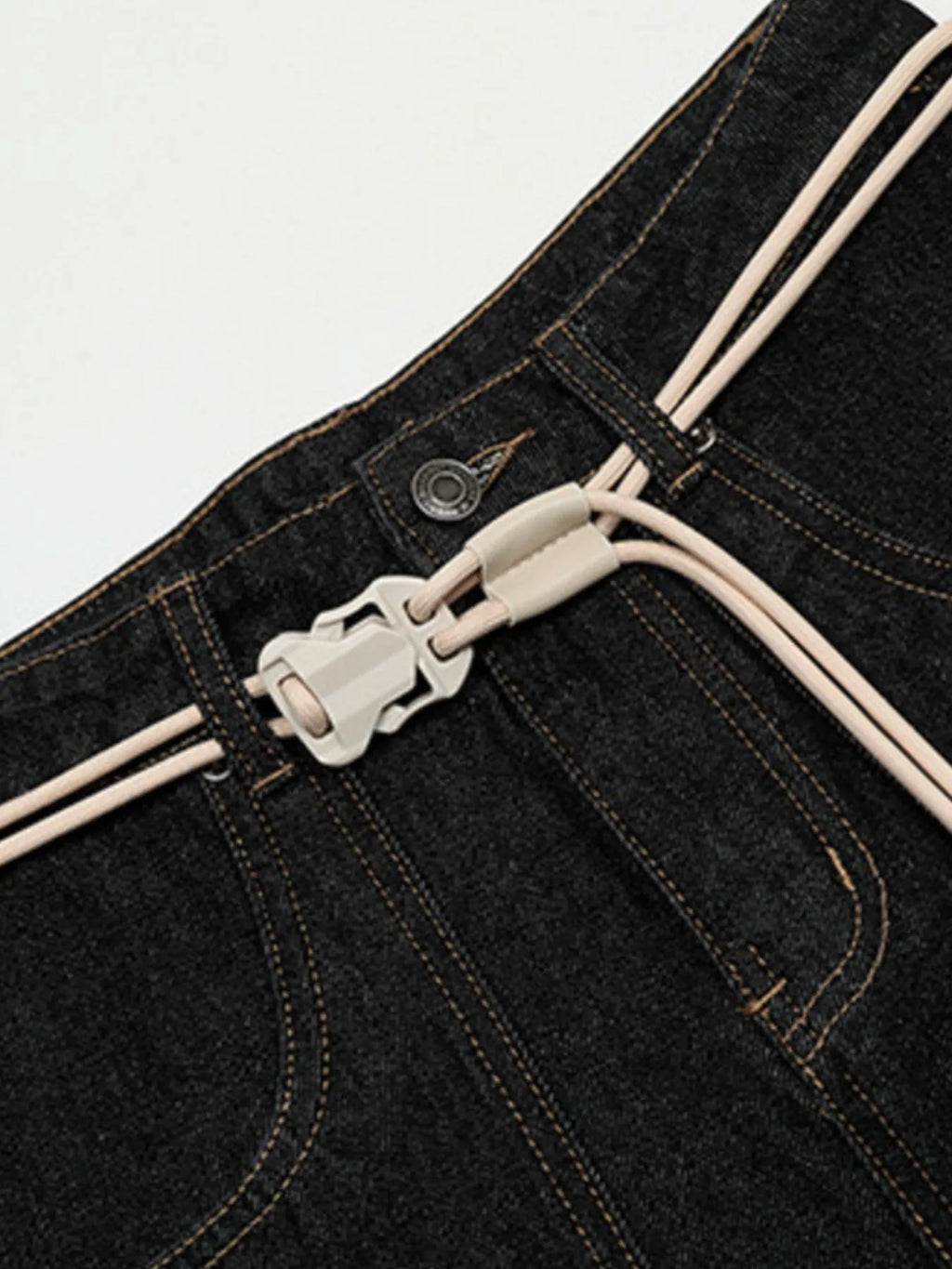 Men's High-Waisted Wide-Leg Jeans