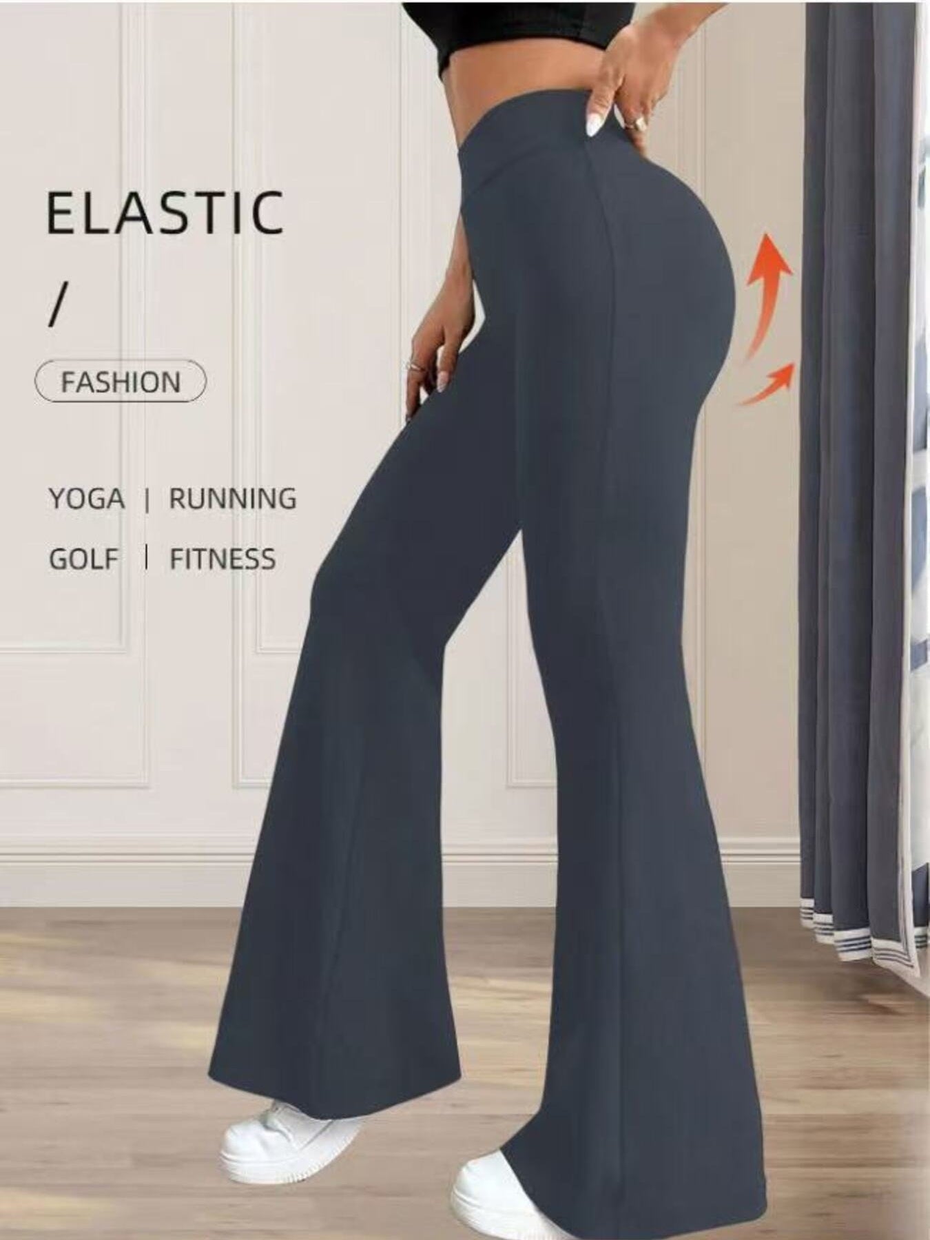 High Waist Flare Pants