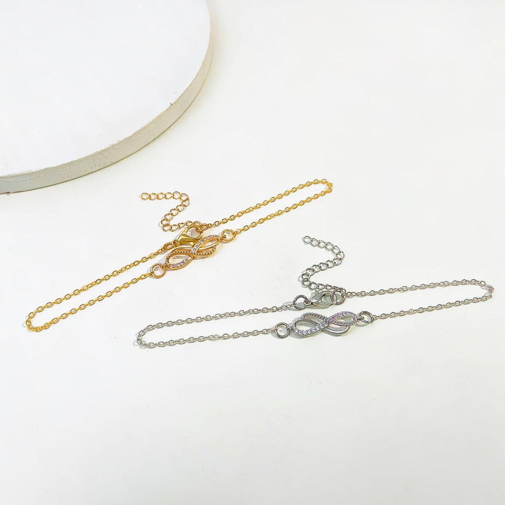 Infinity Knot Charm Bracelet