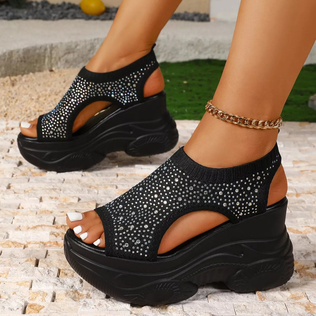 Open Toe Wedge Sandals