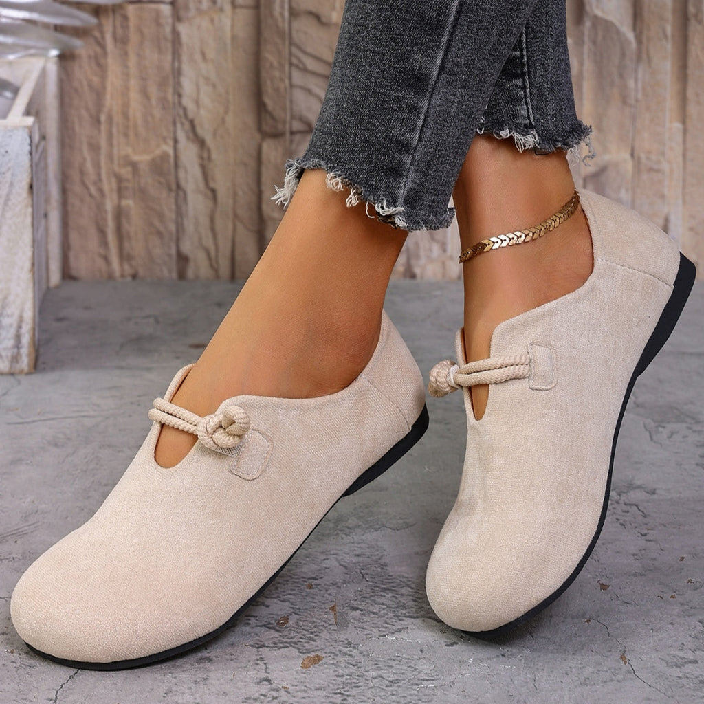 Round Toe Slip-Ons
