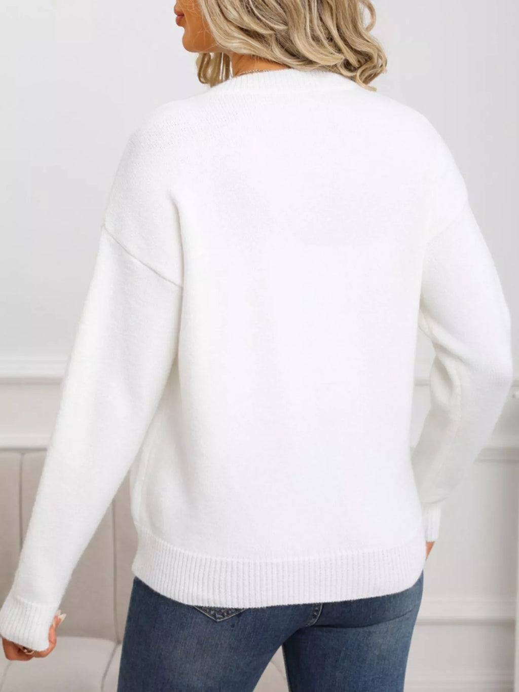 Cherry Round Neck Sweater