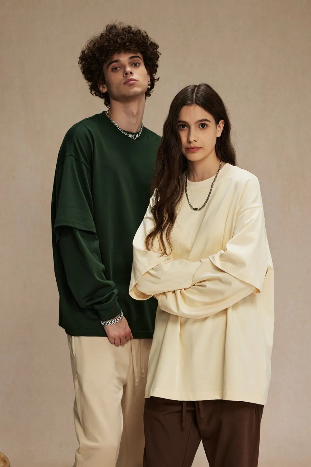 Men's Round Neck Long Sleeve T-Shirt