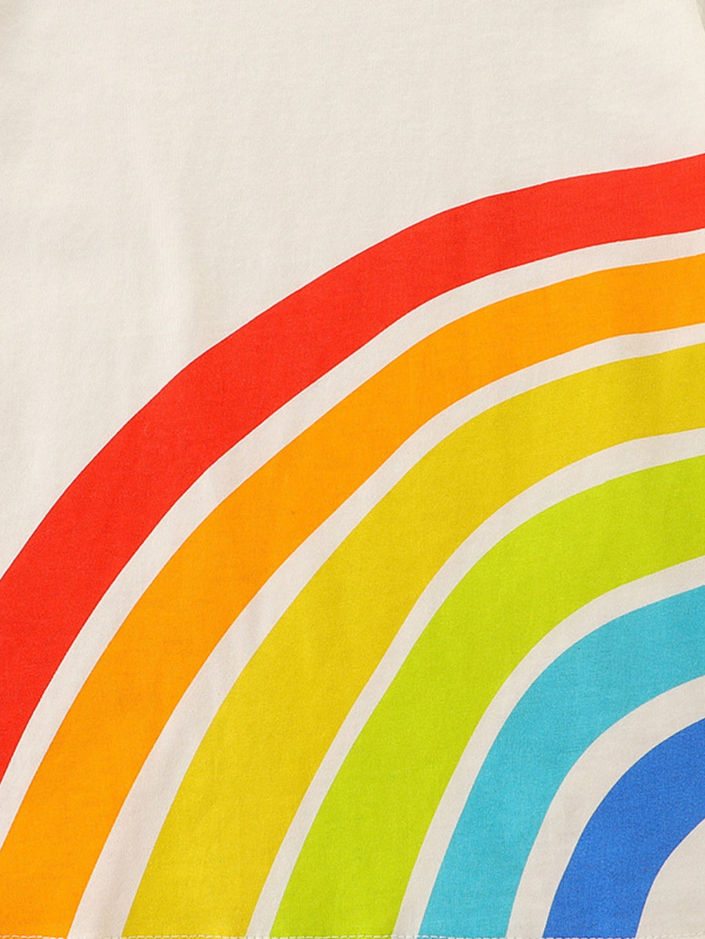 Children's Rainbow Graphic Crew Neck T-Shirt
