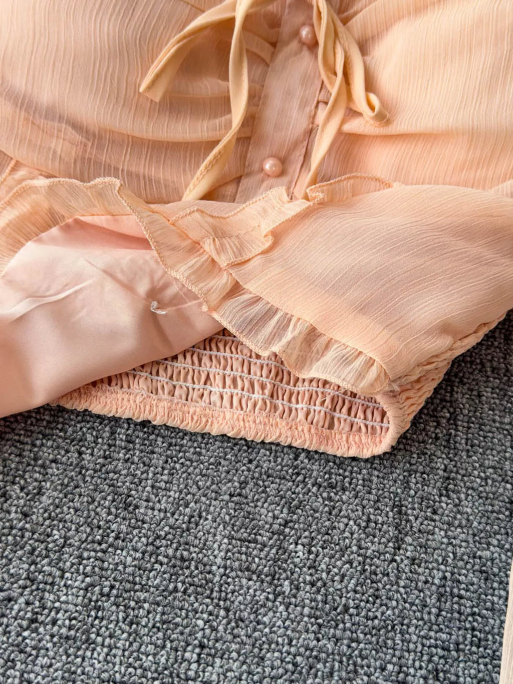 Frill Flounce Sleeve Blouse