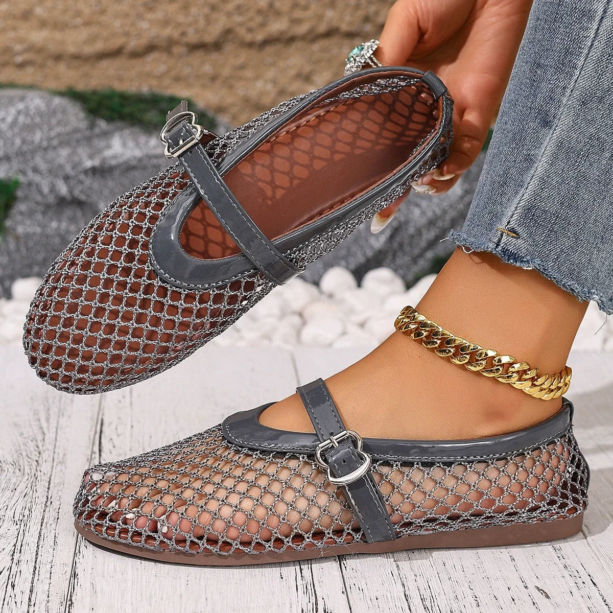 Round Toe Slip-Ons