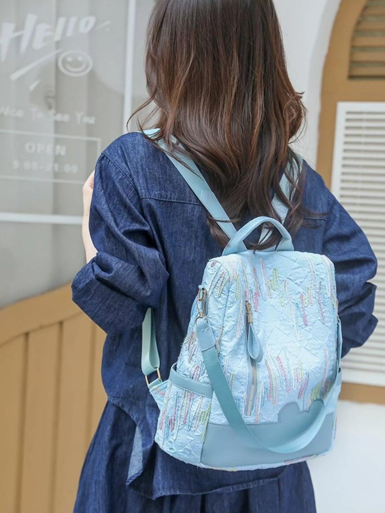 Adjustable Strap Backpack Bag