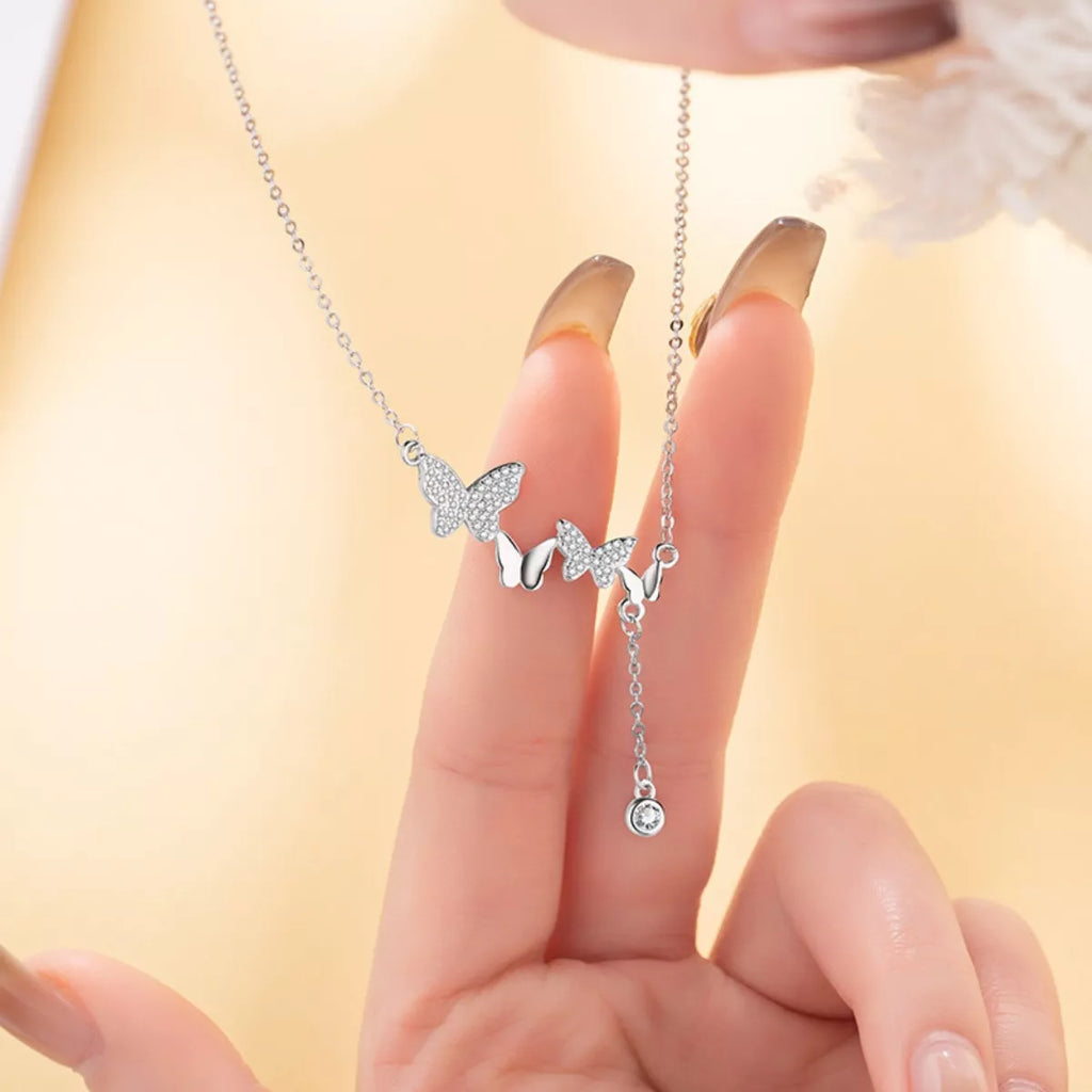 925 Sterling Silver Butterfly Necklace
