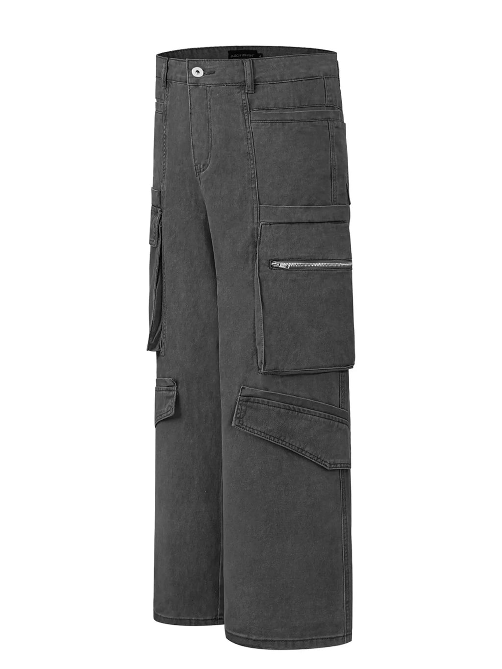 Men's Washed Multi-Pocket Cargo Pants