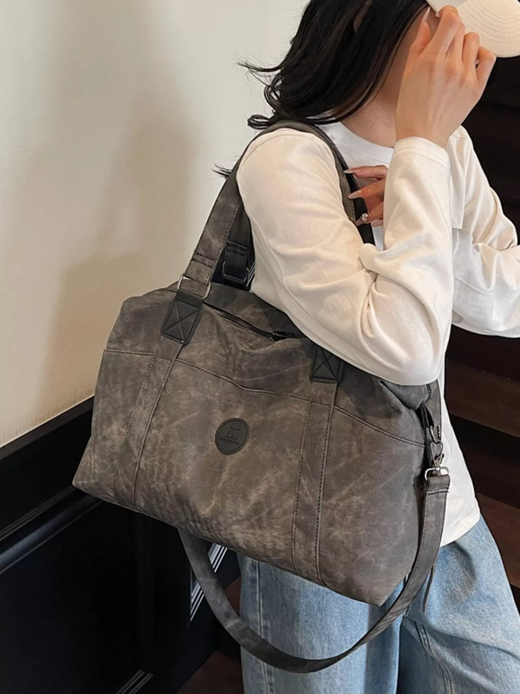 Vintage Washed Duffel Bag