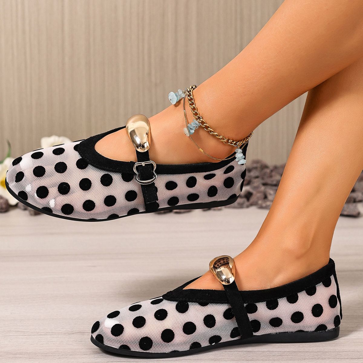 Polka Dot Slip-Ons