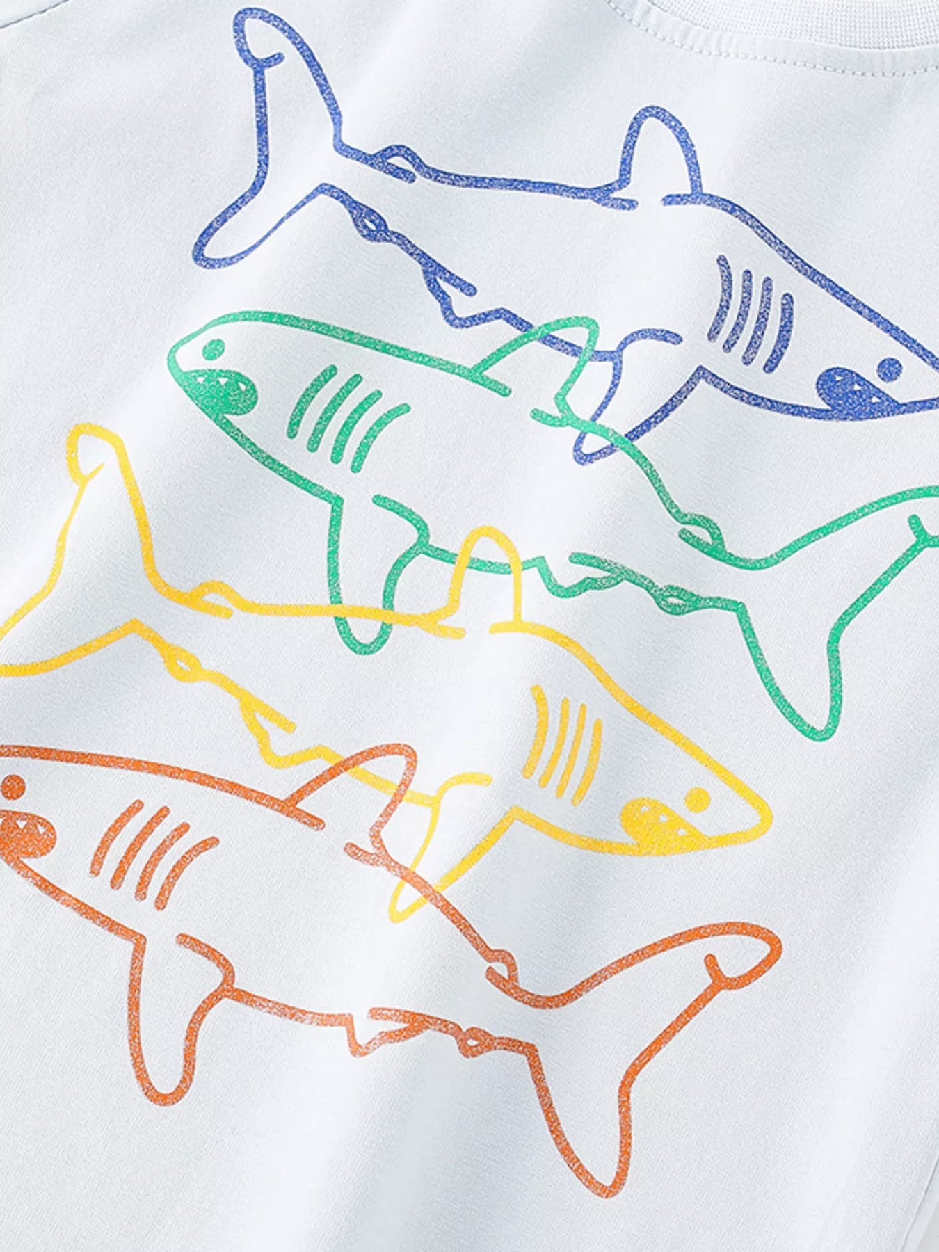 Children's Shark Crew Neck T-Shirt