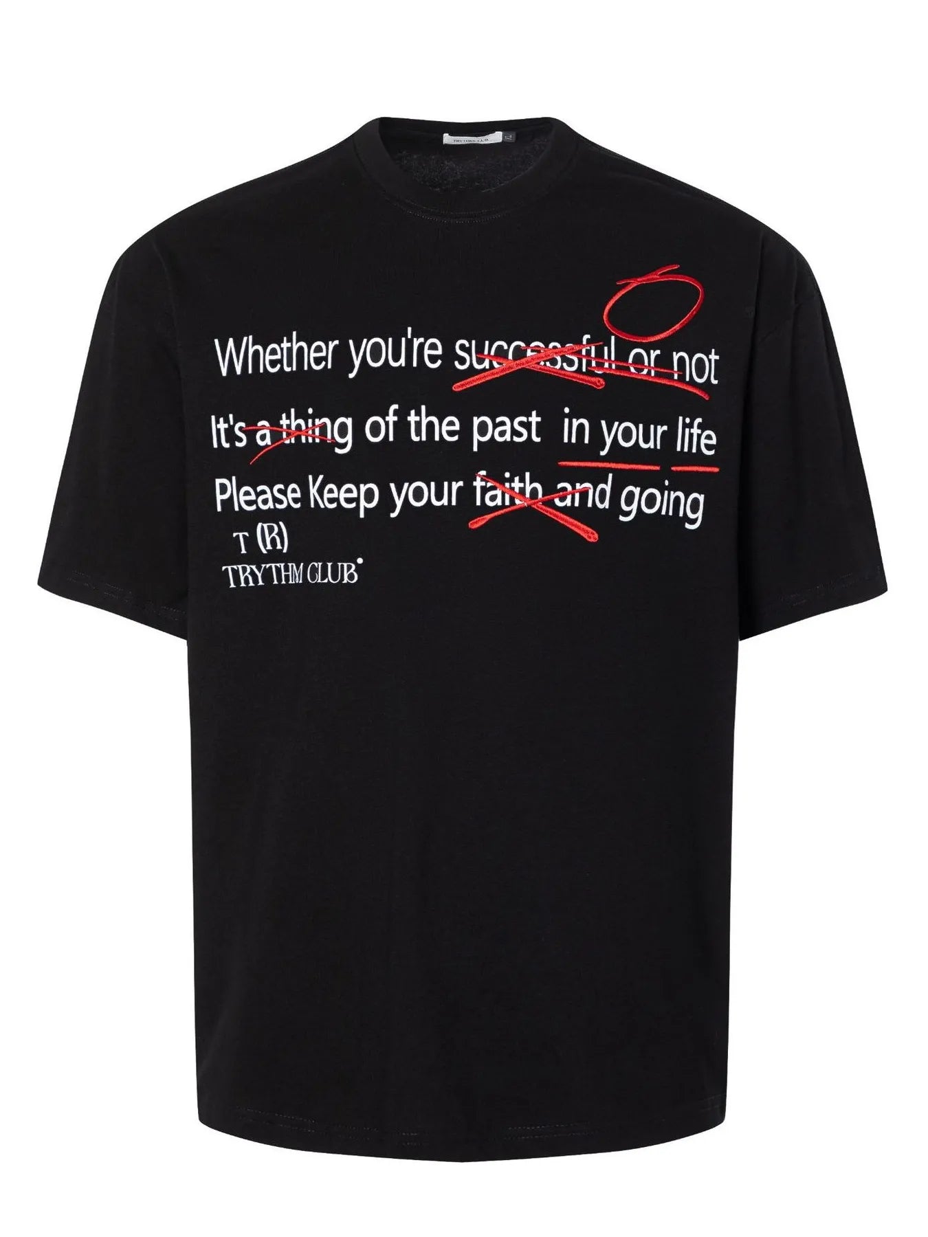 Men's Letter Graphic Round Neck Short Sleeve T-Shirt