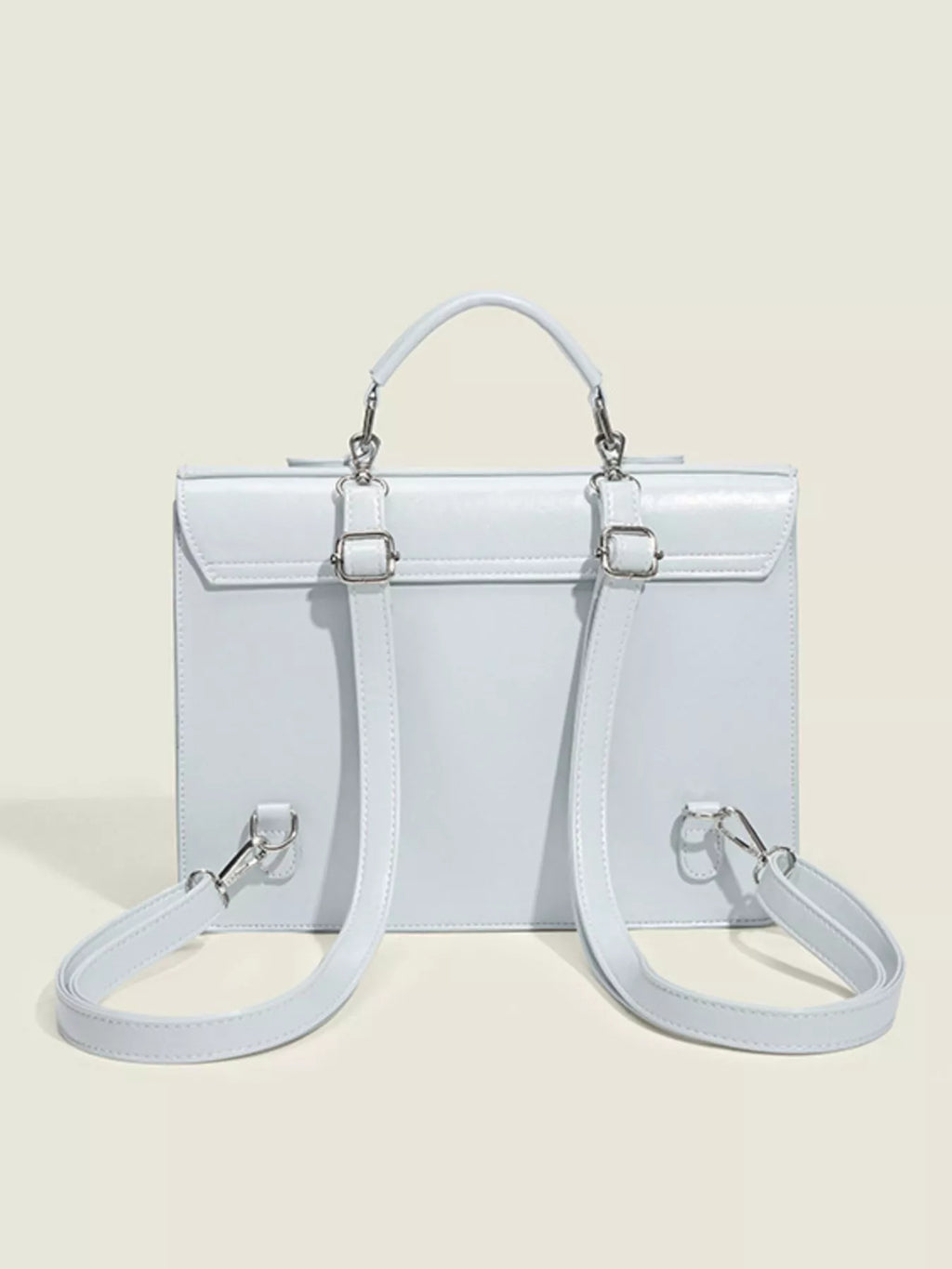 Heart Decor Buckle Backpack Bag