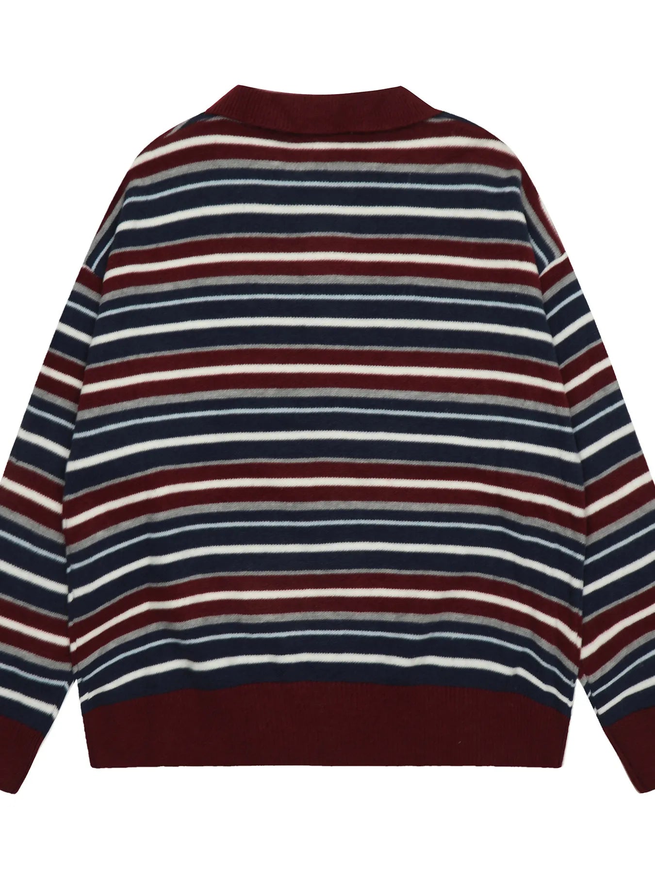 Men's Striped Long Sleeve Sweater