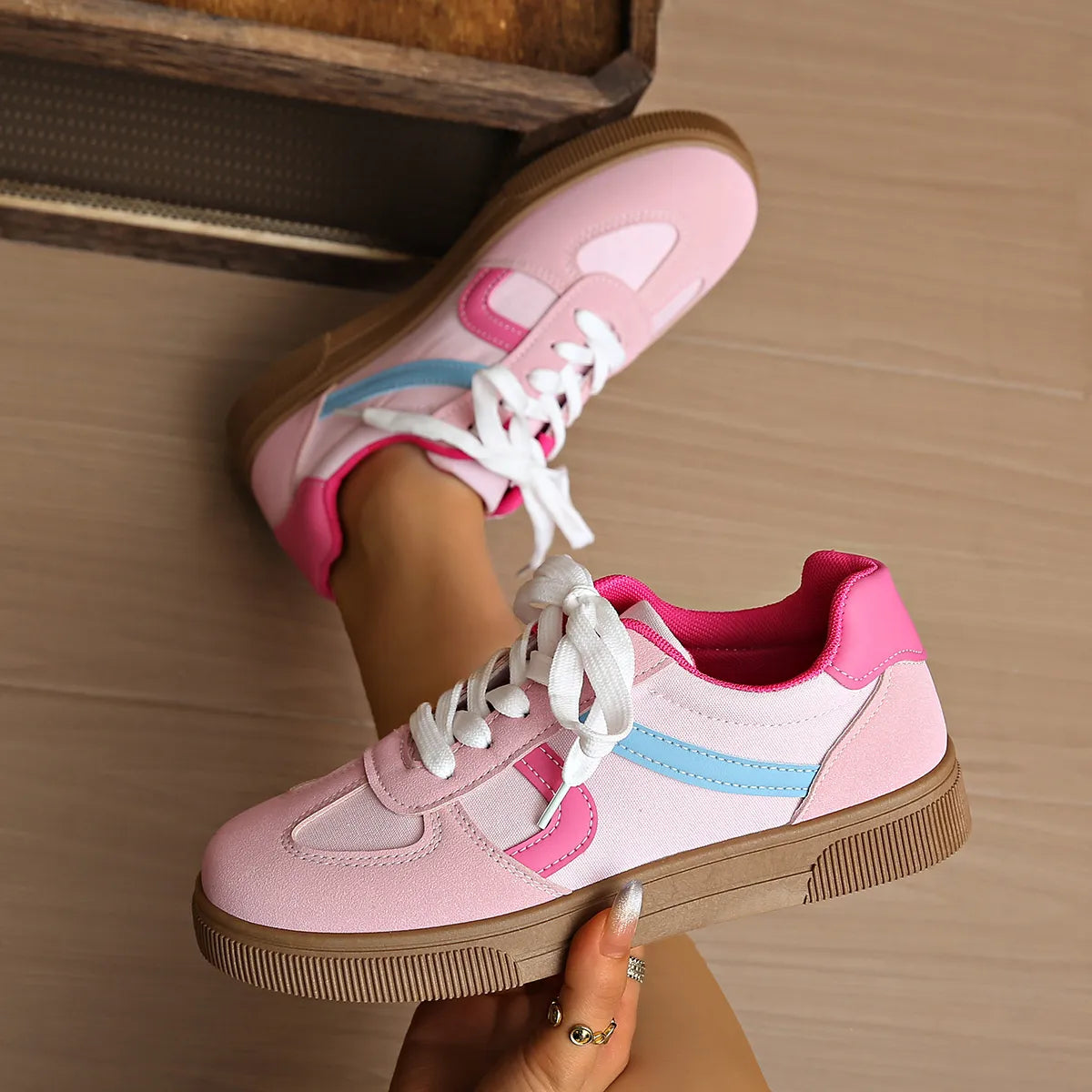 Lace Up Platform Sneakers