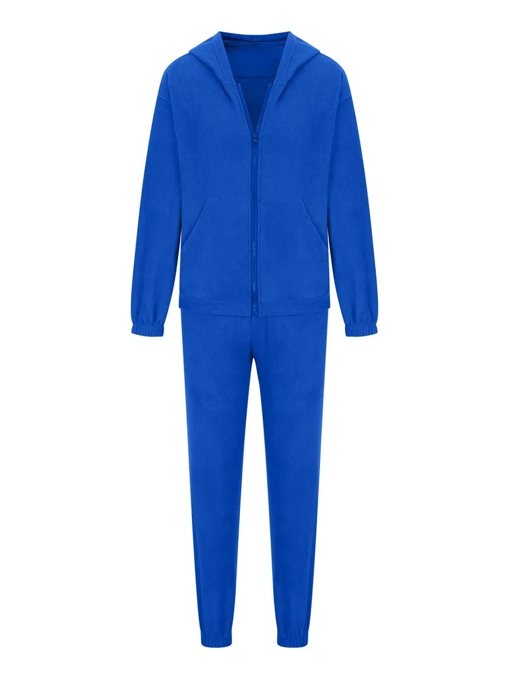 Zip Up Long Sleeve Hoodie and Joggers Set