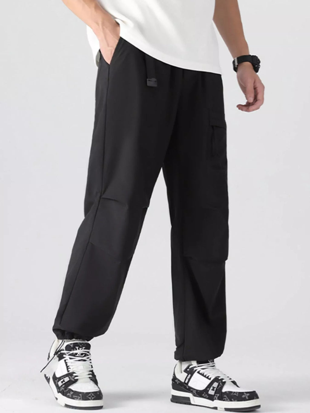 Men's Plus Size Loose Fit Cargo Pants