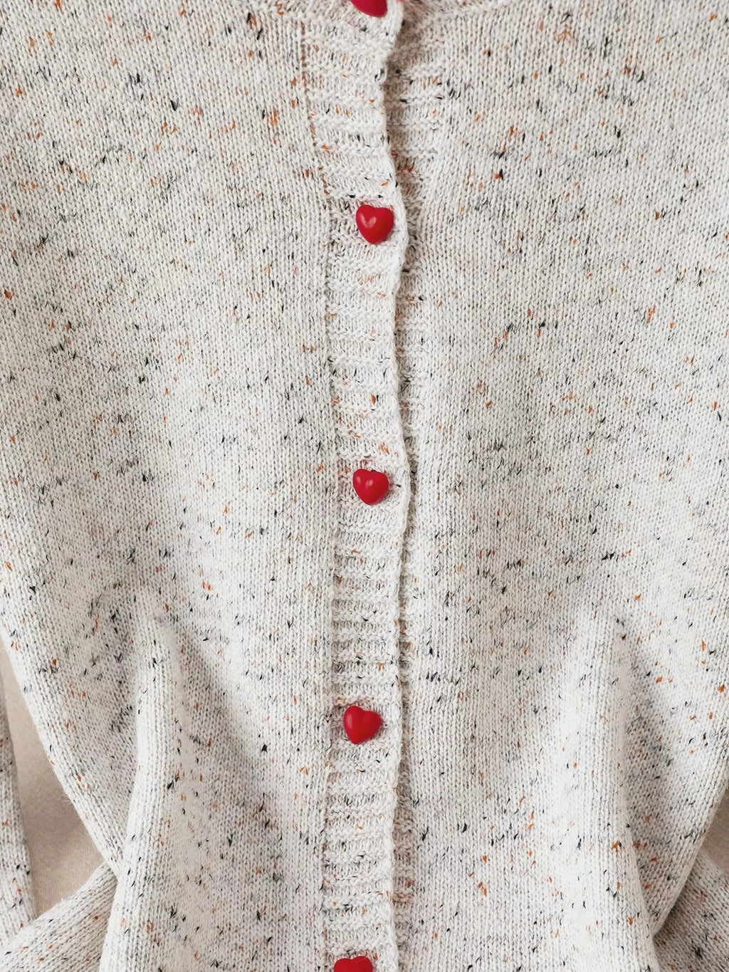 Contrast Trim Button Up Cardigan