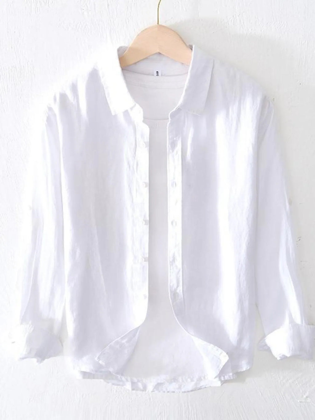 Men's Full Size Button Up Long Sleeve Shirt Plus Size