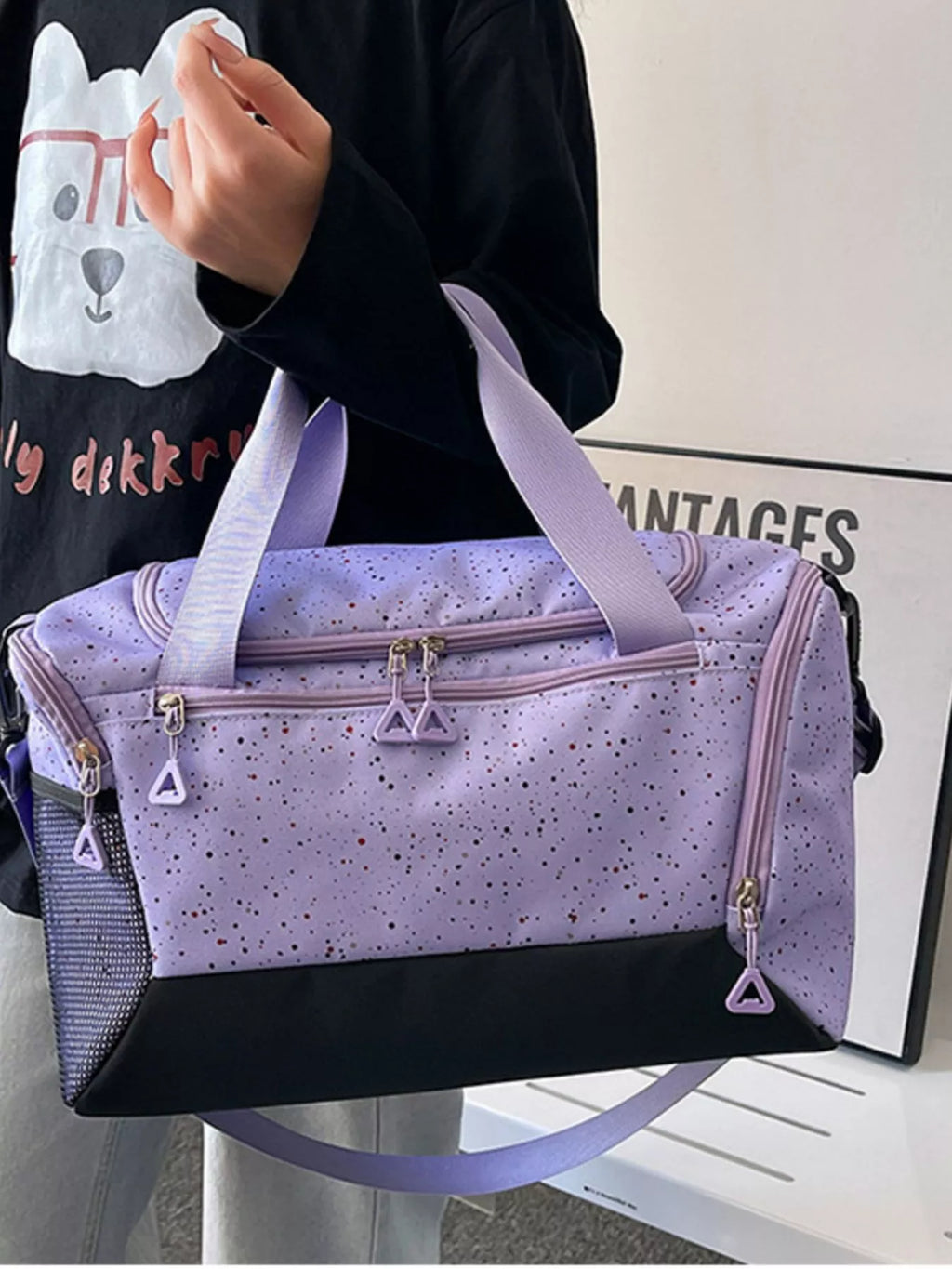 Color Block Travel Bag