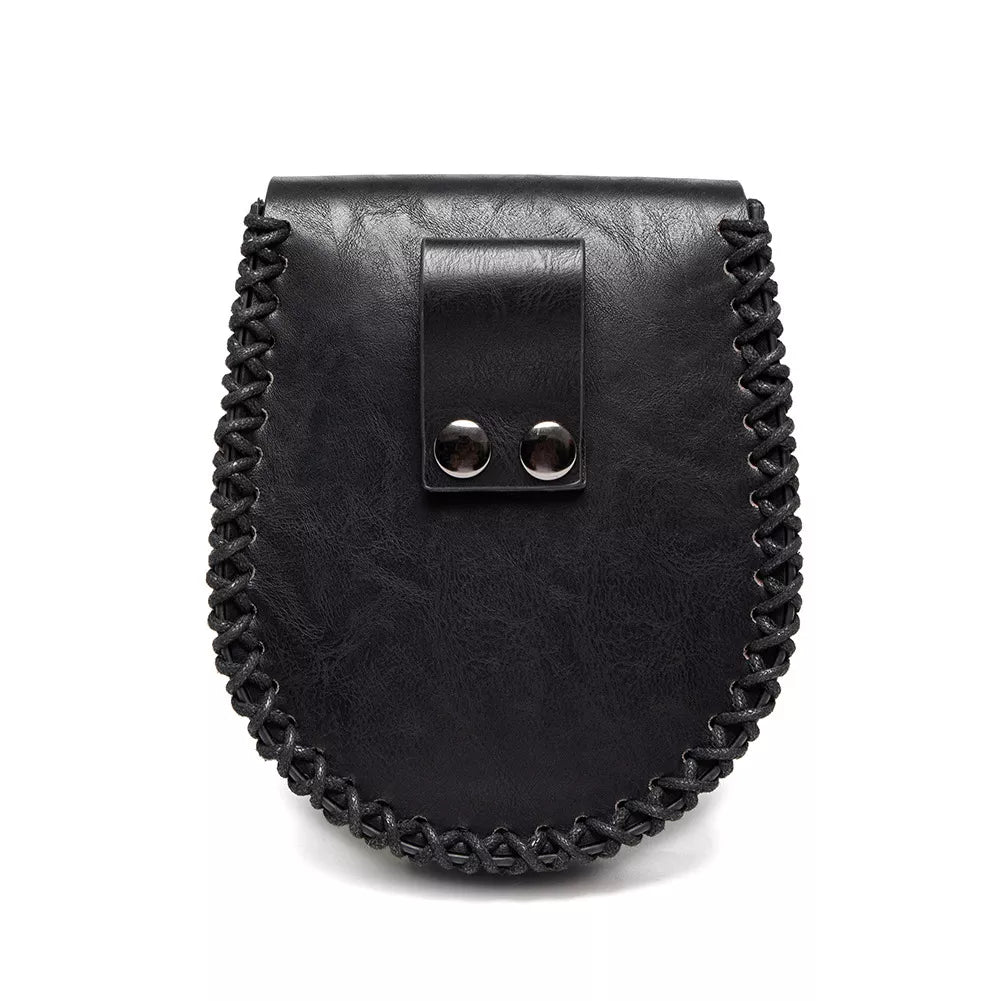 Medieval Faux Leather Belt Coin Pouch