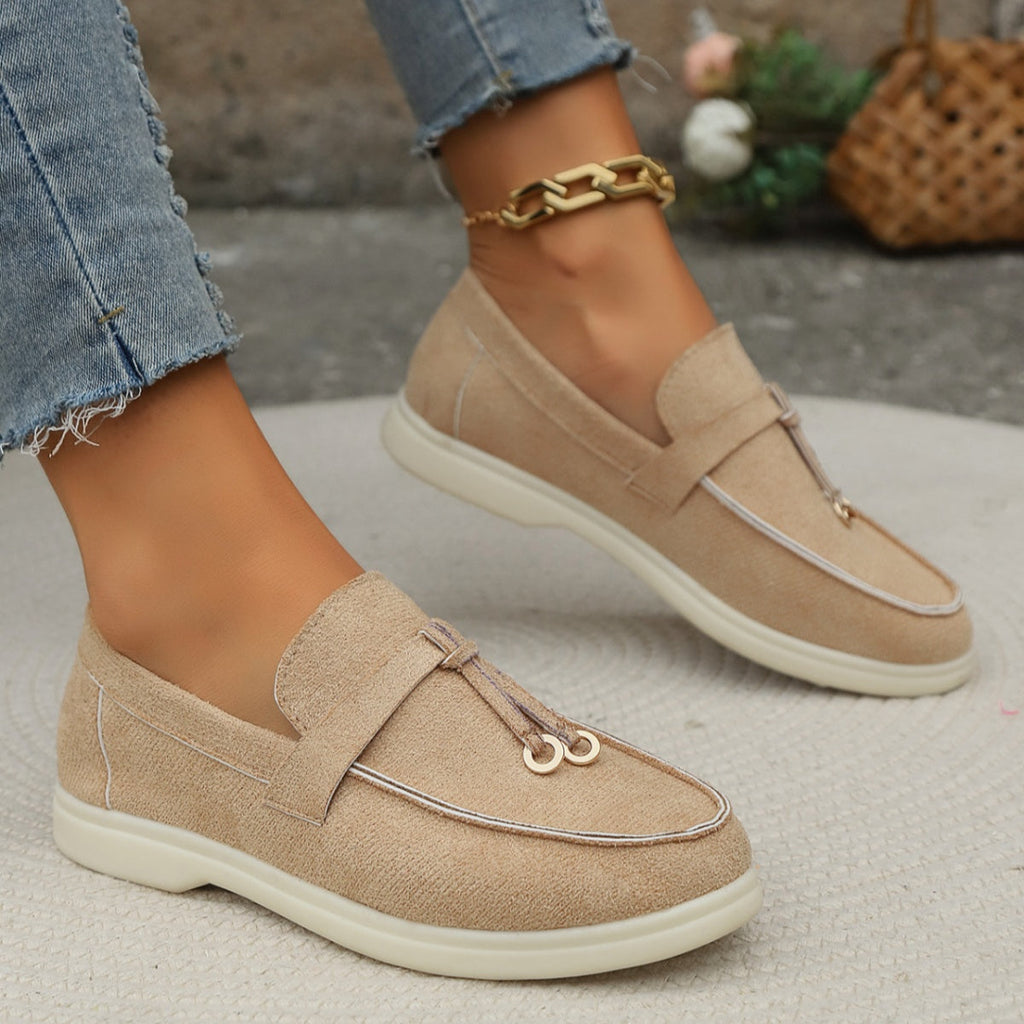 Casual Round Toe Slip-Ons