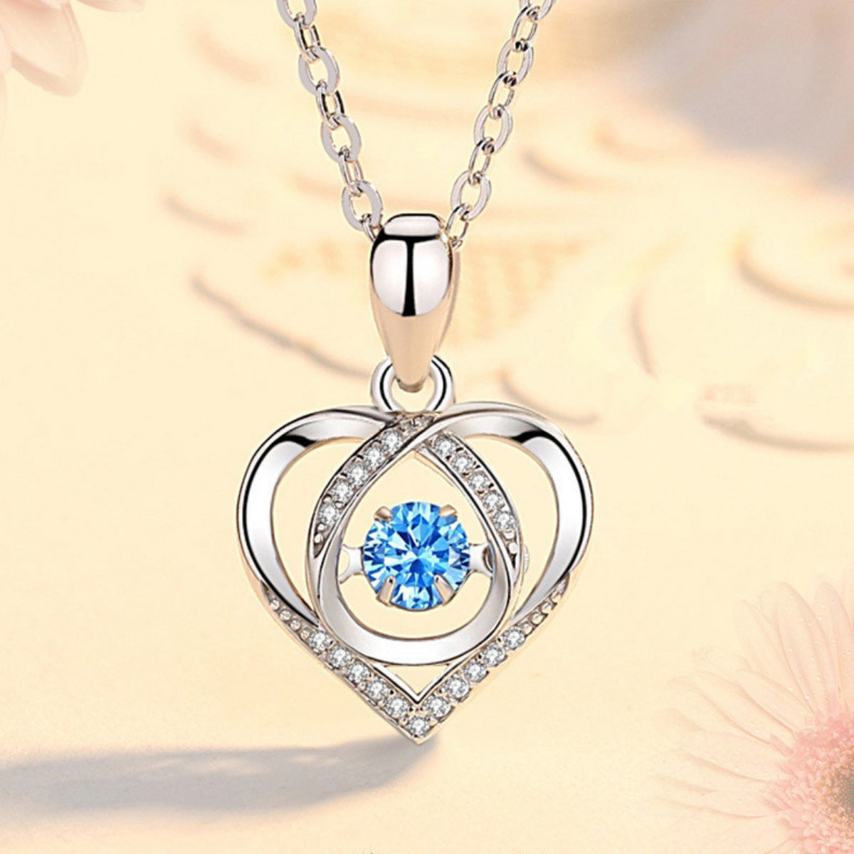 925 Sterling Silver Heart Pendant Necklace