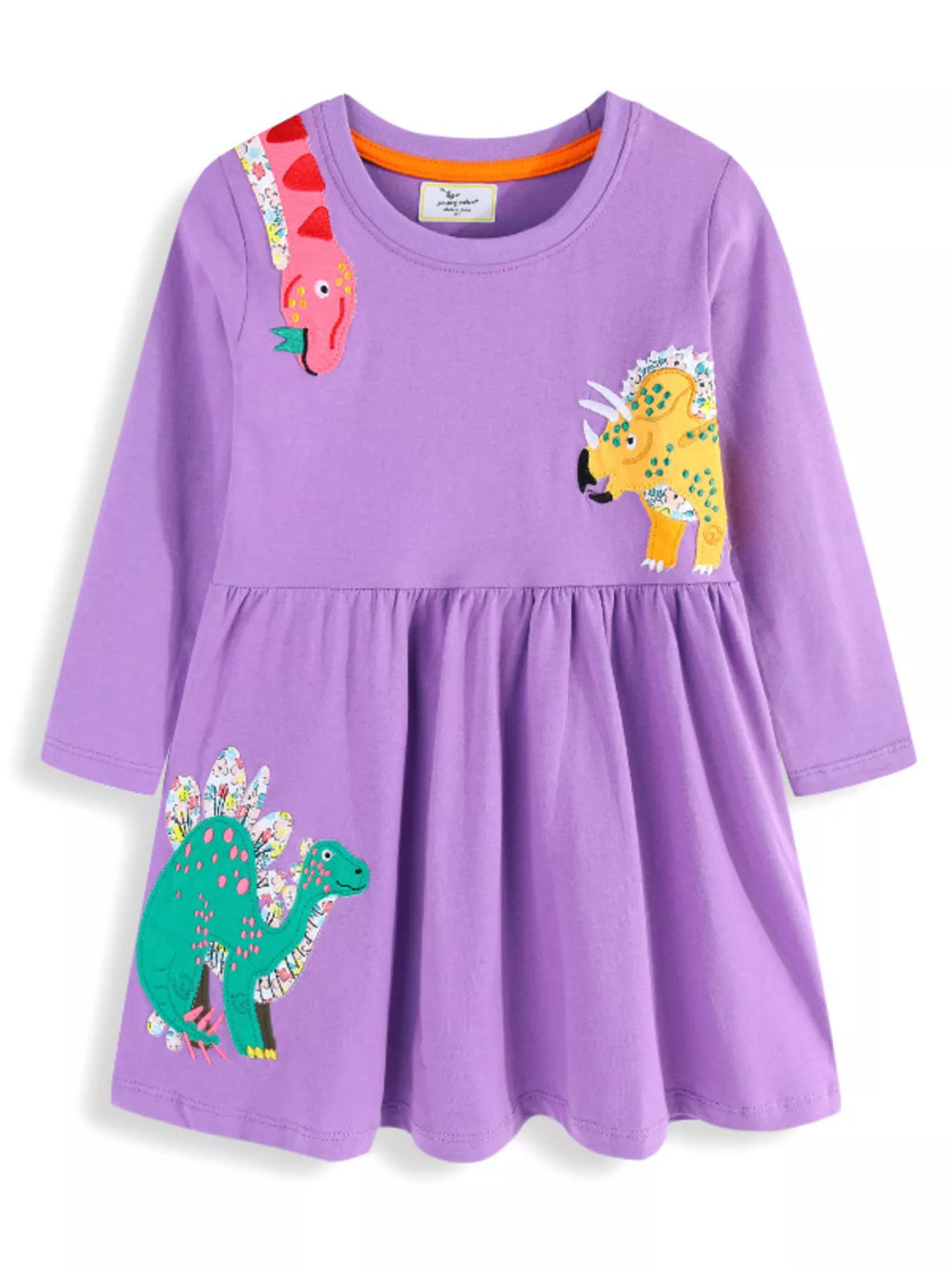Children's Dinosaur Long Sleeve Dress