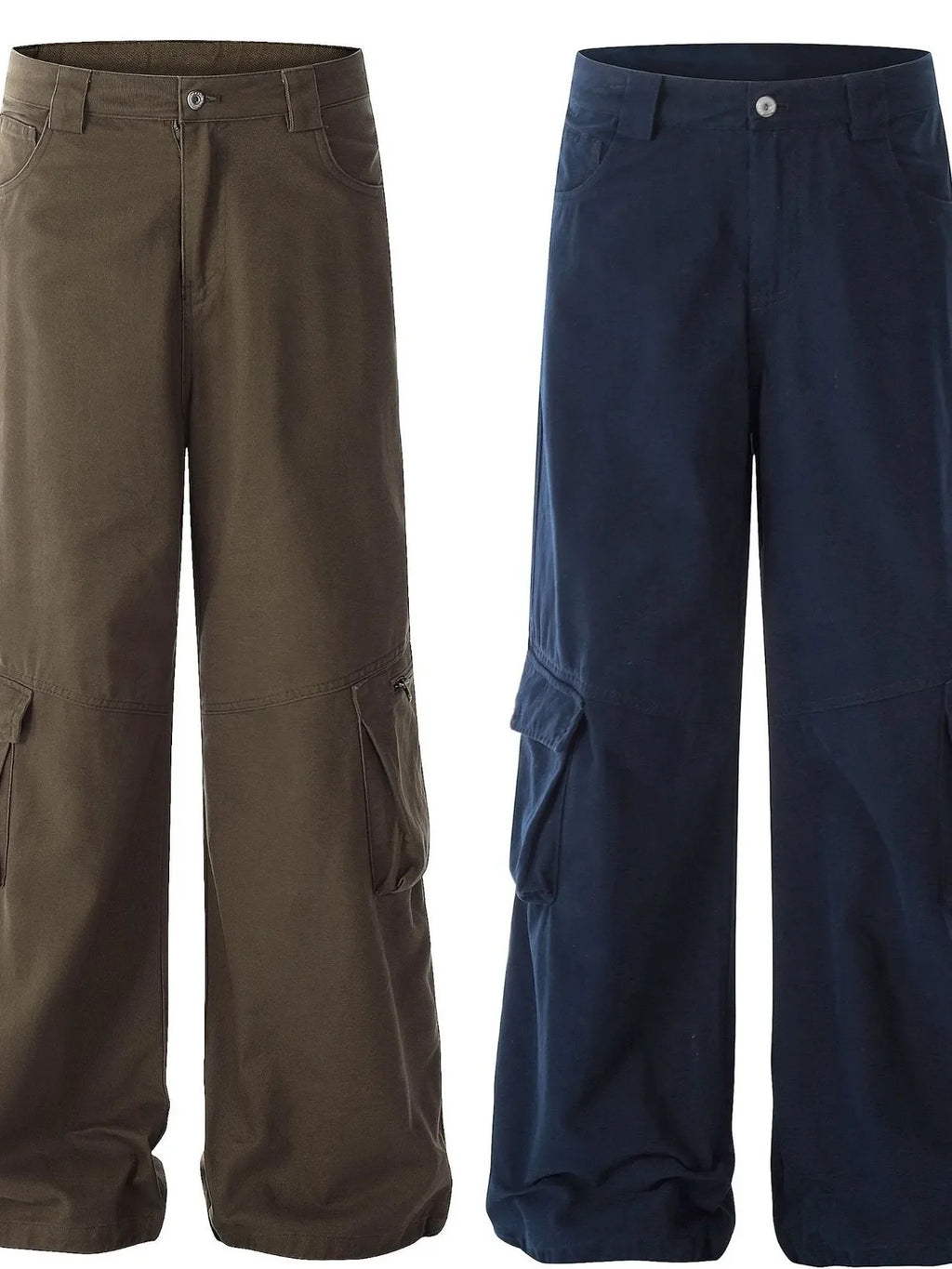Men's Wide Leg Cargo Pants