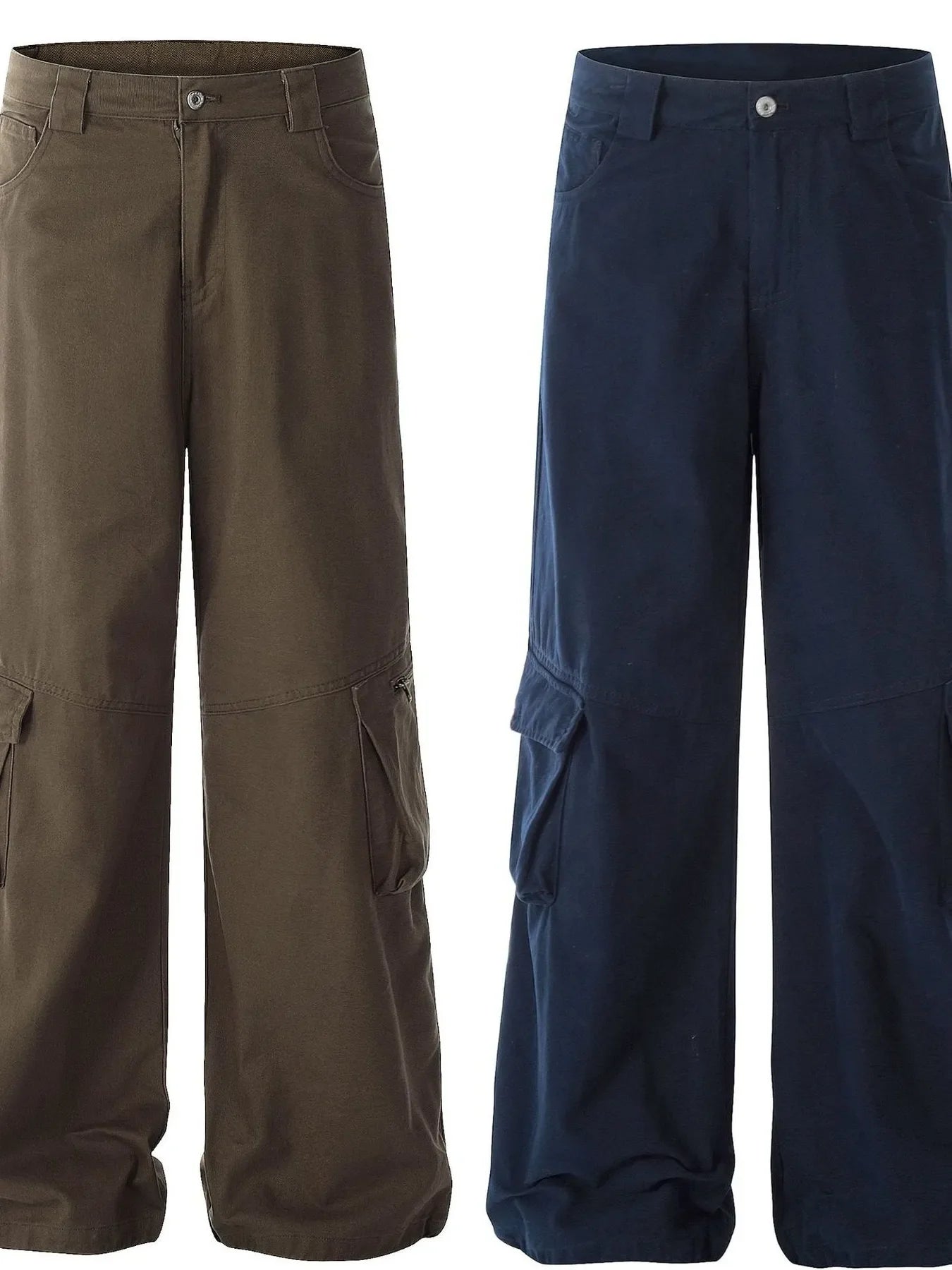 Men's Wide Leg Cargo Pants