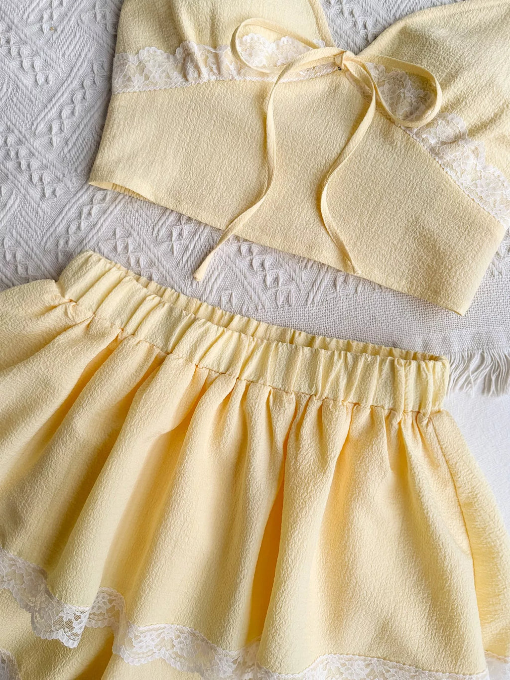 Smocked Cami and Skirt Set