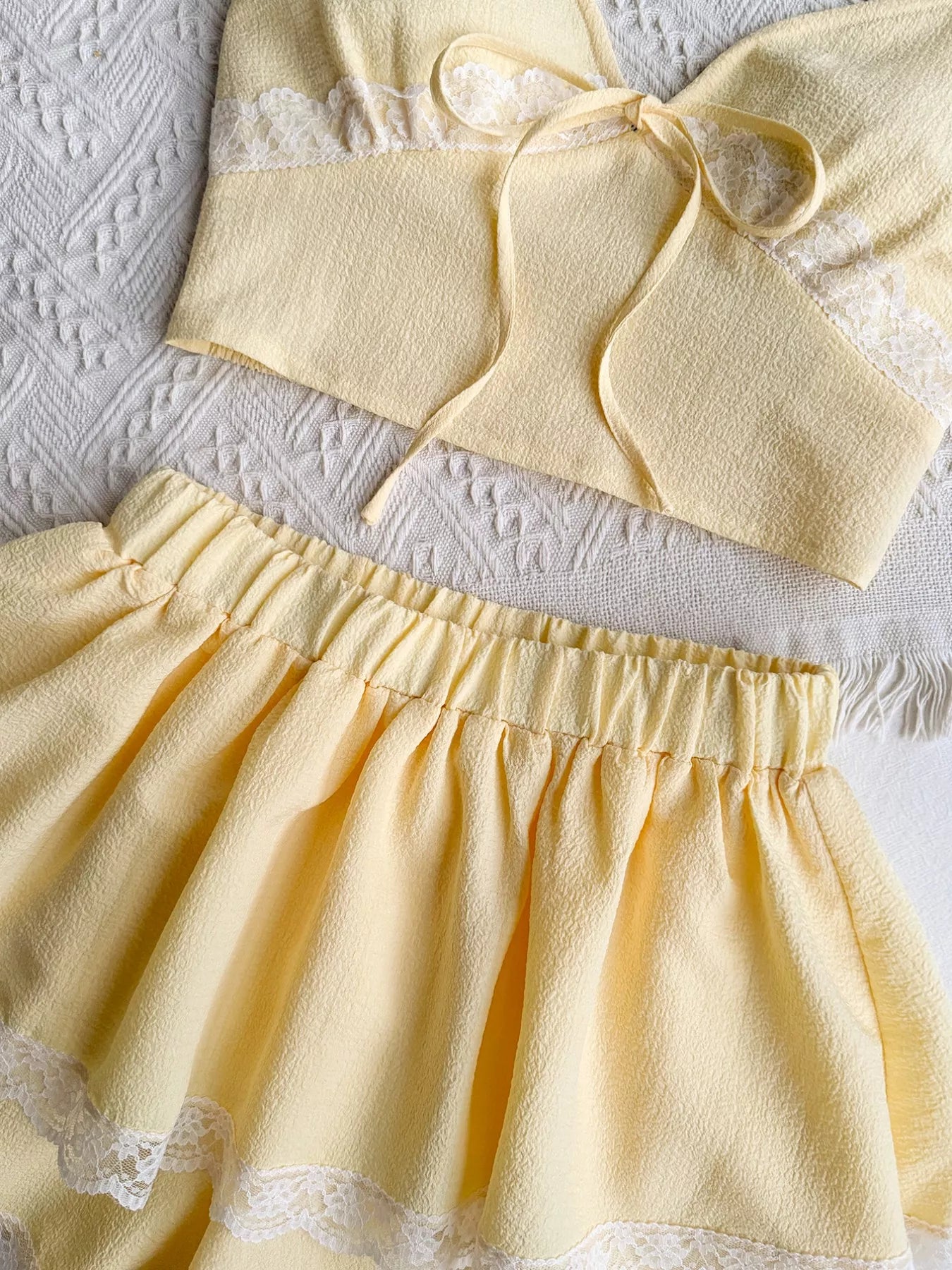 Smocked Cami and Skirt Set
