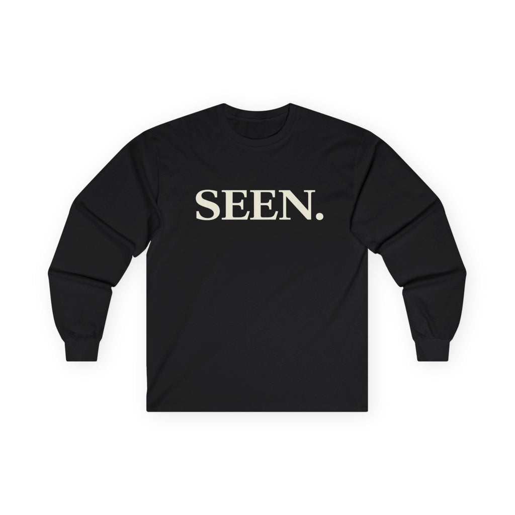 SEEN. Long Sleeve Tee – Minimalist Premium Inspirational Identity Apparel