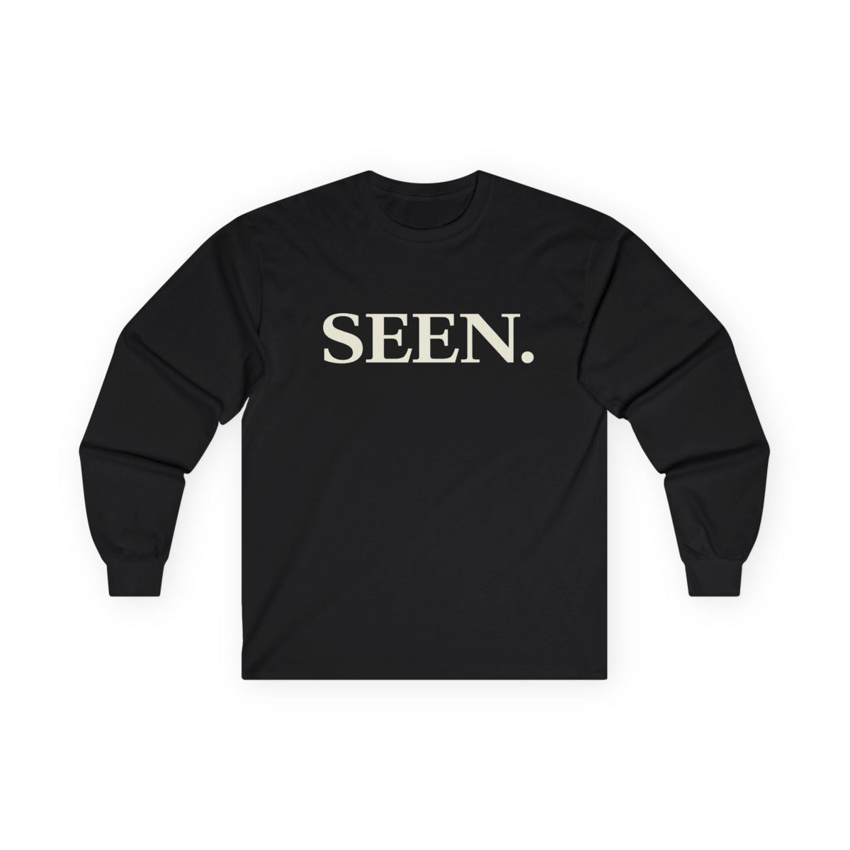 SEEN. Long Sleeve Tee – Minimalist Premium Inspirational Identity Apparel