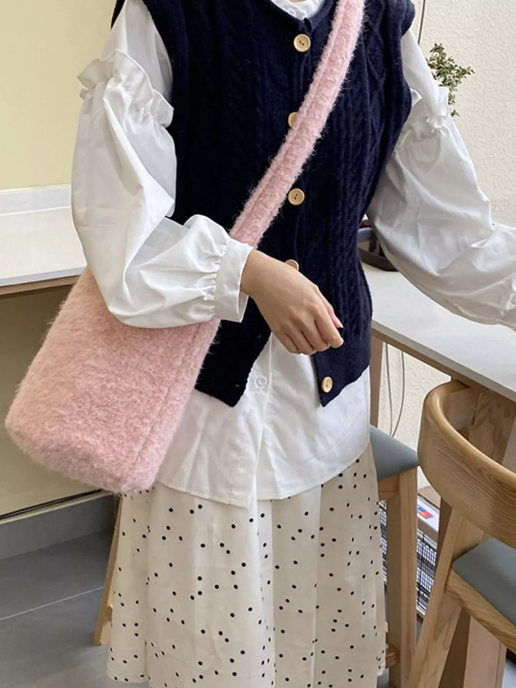 Soft Knit Crossbody Bag