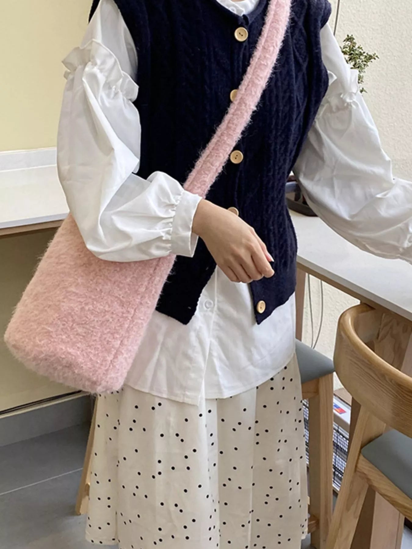 Soft Knit Crossbody Bag