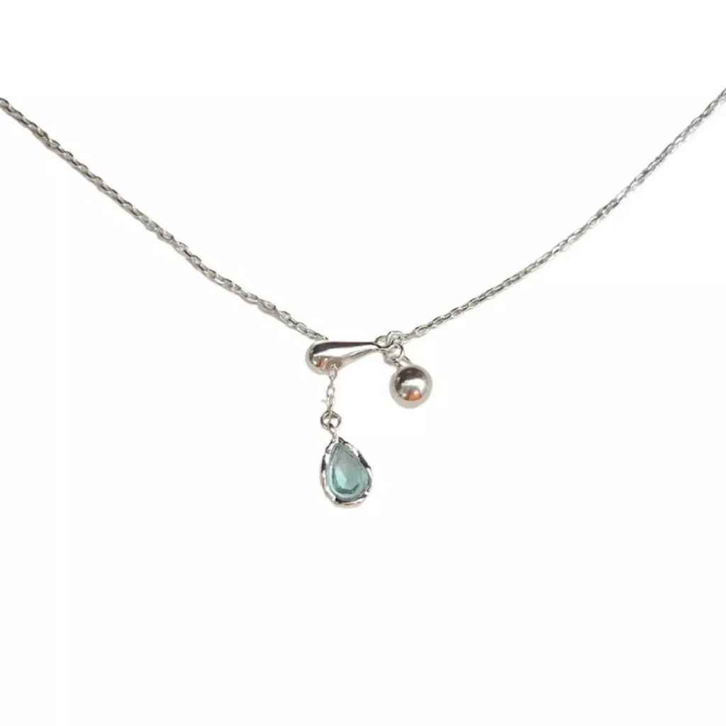 925 Sterling Silver Y-Shaped Drop Necklace