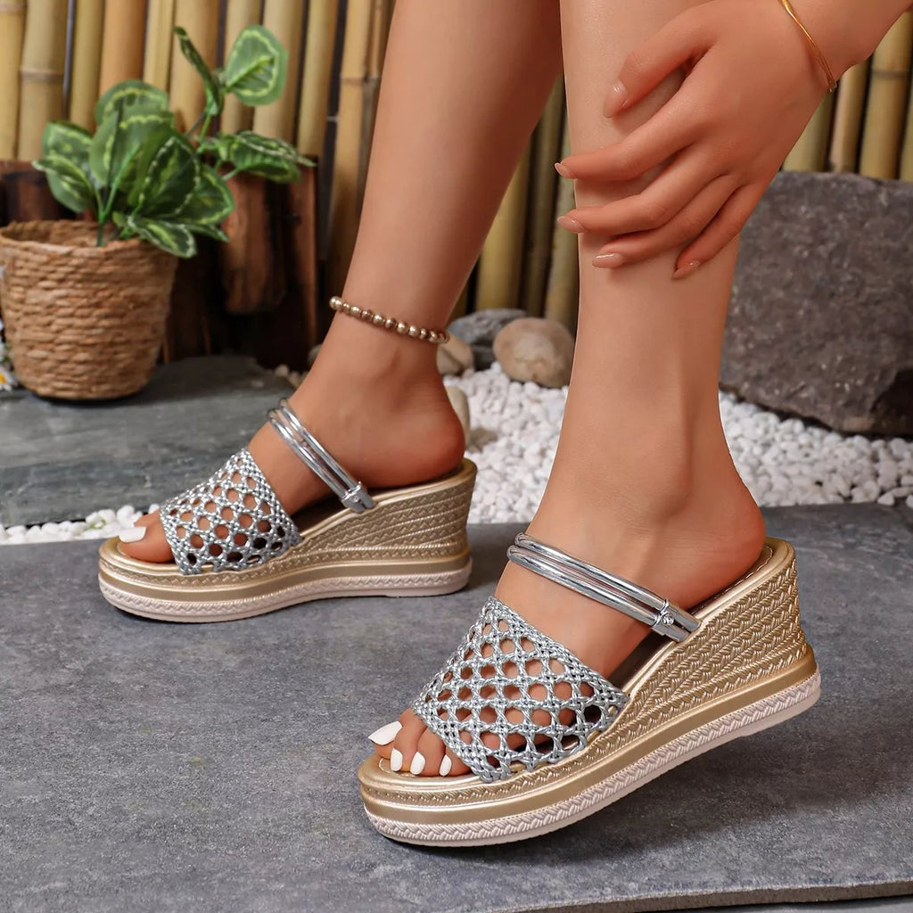Open Toe Wedge Sandals