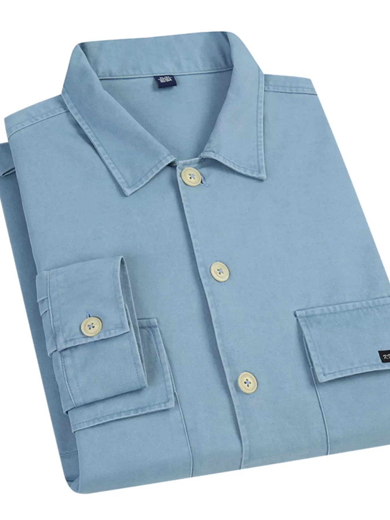 Men's Plus Size Casual Button Up Shirt
