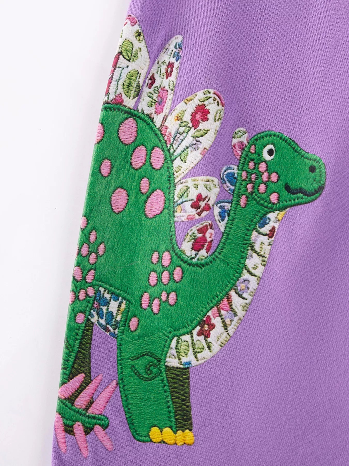 Children's Dinosaur Print Casual Dress