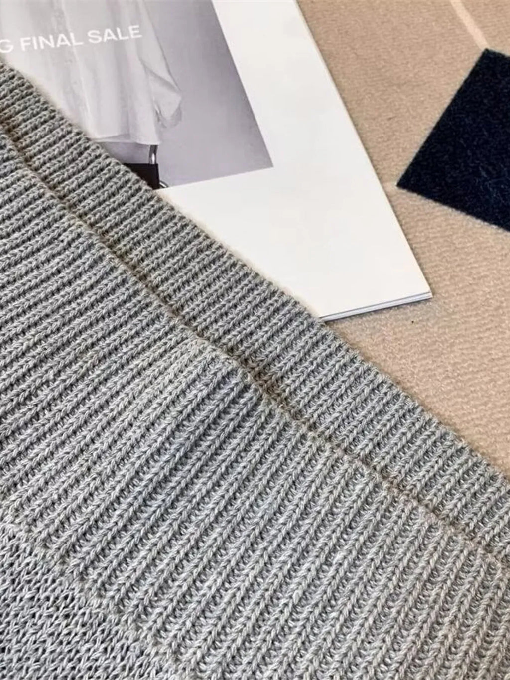 Men's Geometric Pattern Knitted Sweater
