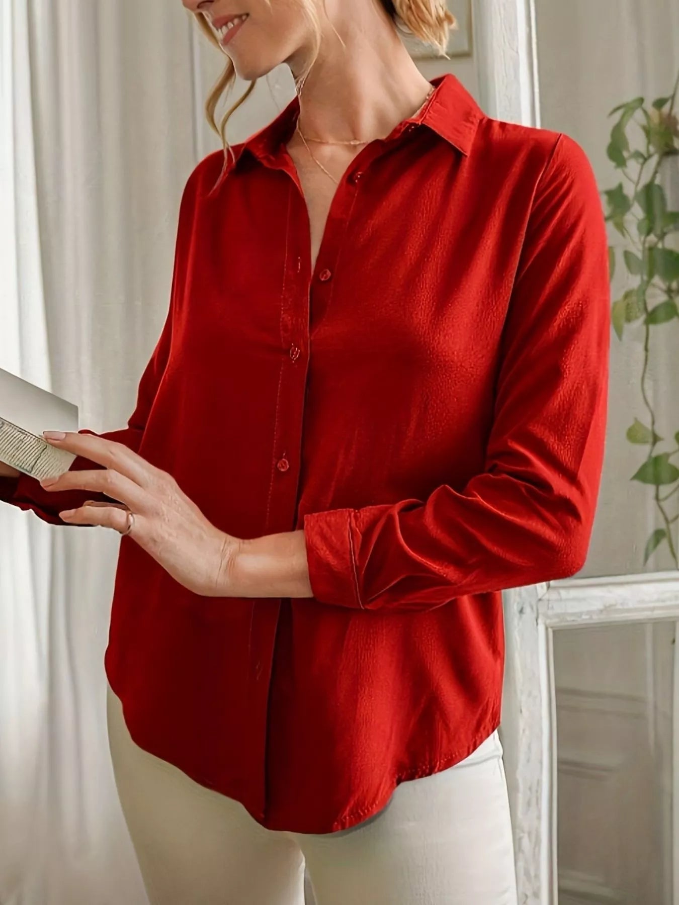 Long Sleeve Button-Down Shirt