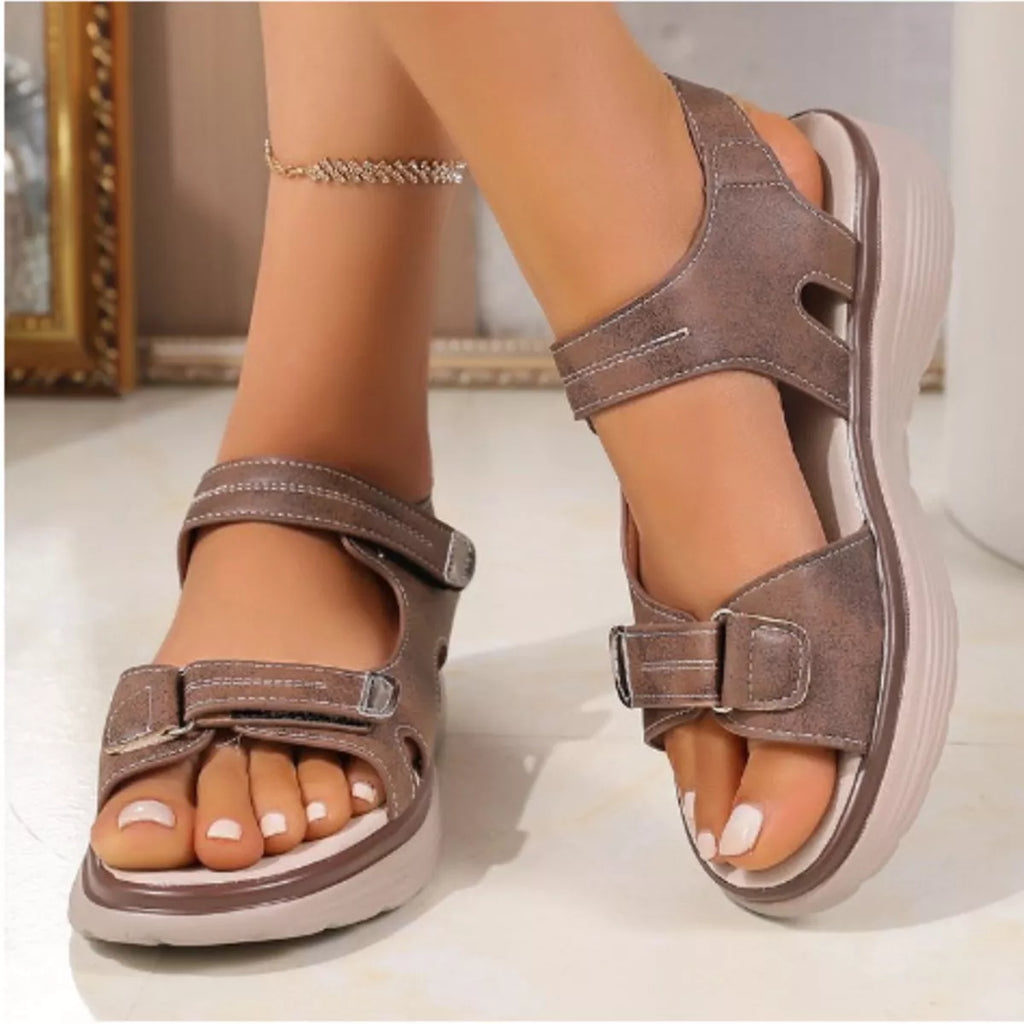 Open Toe Velcro Sandals