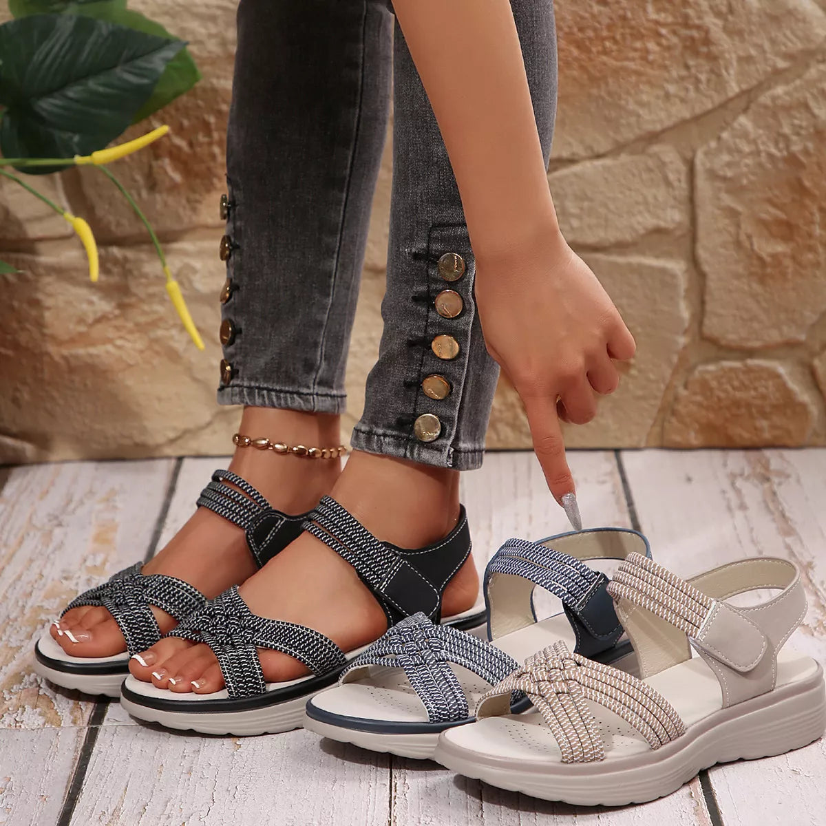 Open Toe Platform Sandals