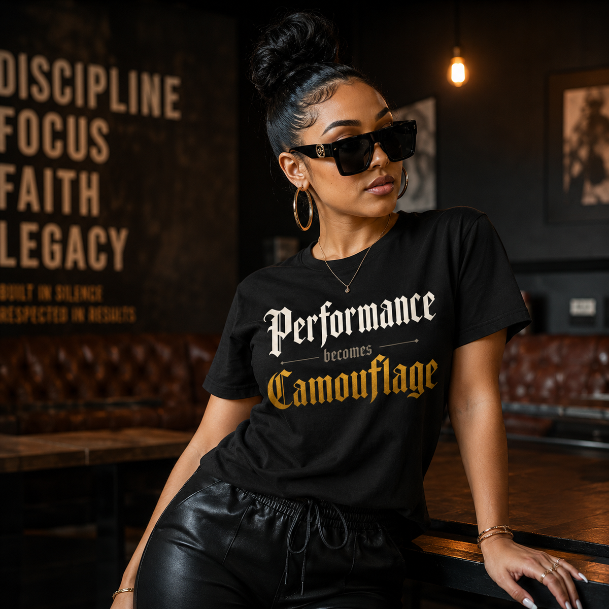 Performance Becomes Camouflage T‑Shirt — SEEN: UNMASKED