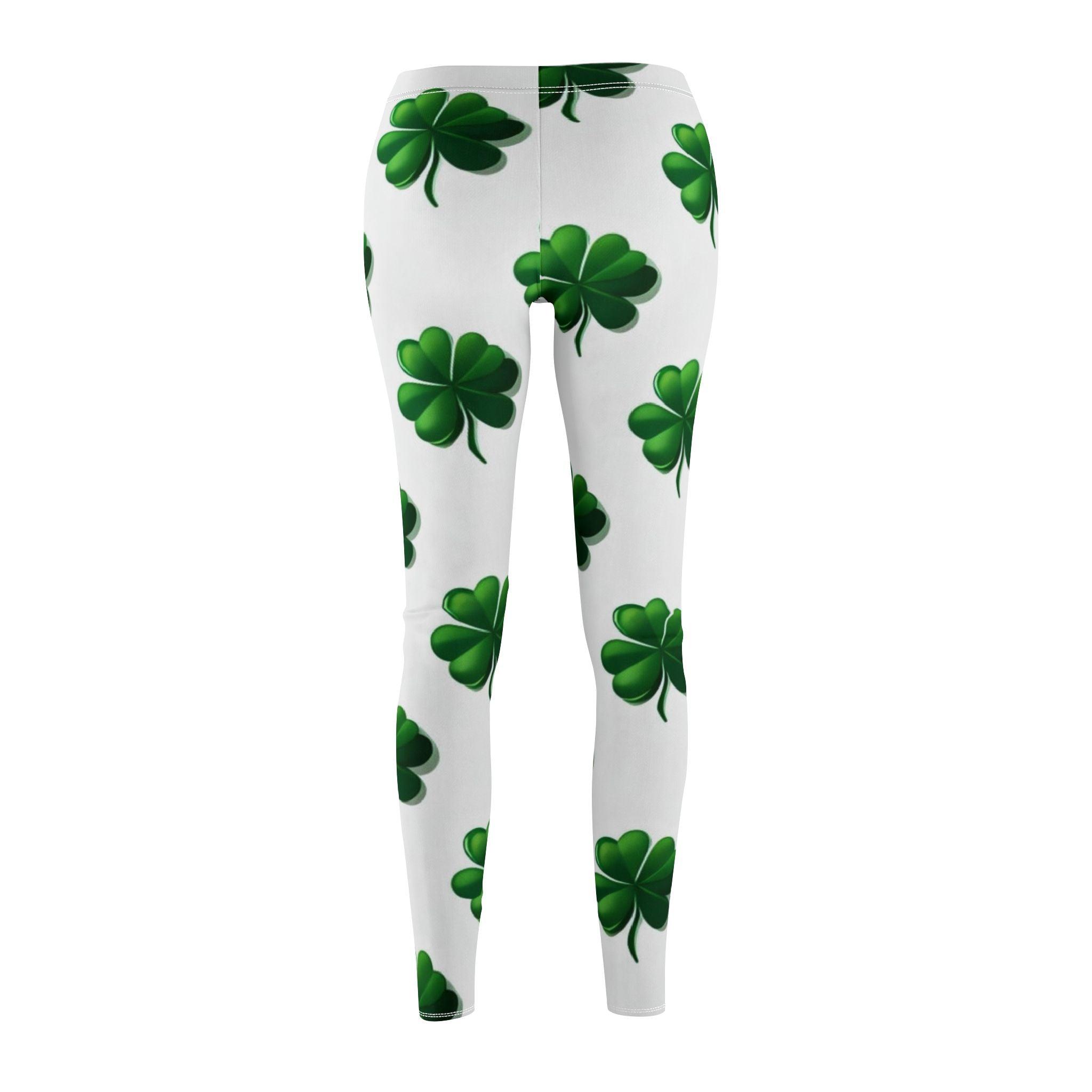 Women's Mid-Rise Shamrock Leggings   St Patricks Day Edition!