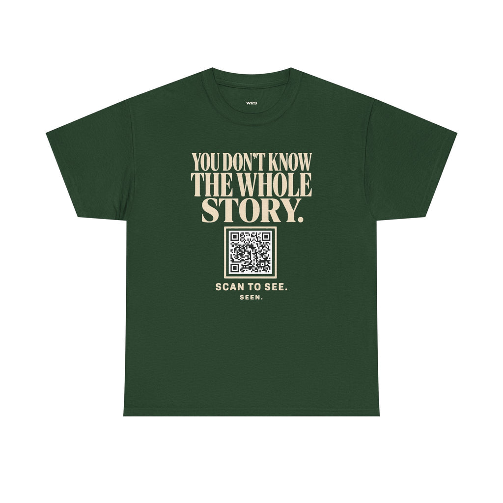 SEEN. QR Tee — You Don't Know The Whole Story